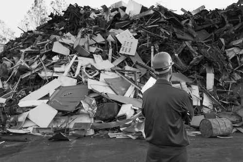 Industrial waste disposal process