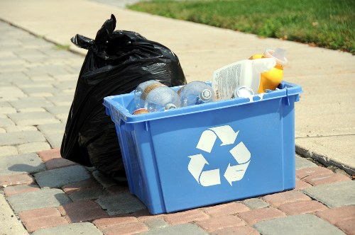 Waste management equipment in action
