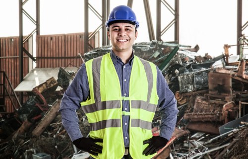 Safety measures during waste clearance
